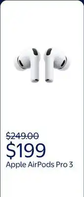 Walmart Apple AirPods Pro 3 offer