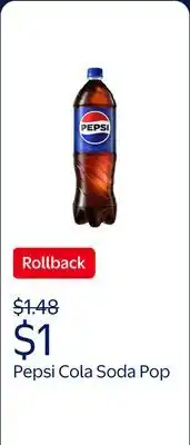 Walmart Pepsi Cola Soda Pop offer