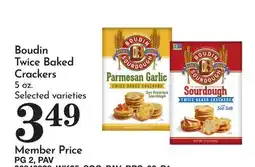 Pavilions Boudin Twice Baked Crackers offer