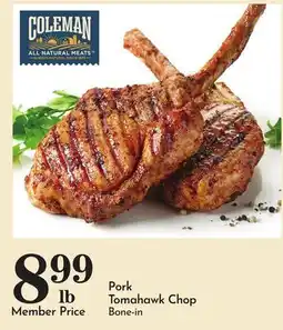 Pavilions Pork Tomahawk Chop offer