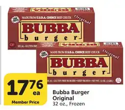 Vons Bubba Burger Original offer