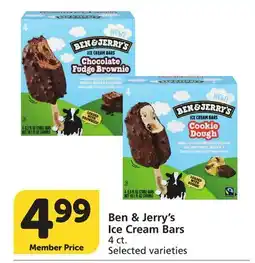 Vons Ben & Jerry's Ice Cream Bars offer