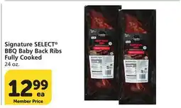Vons Signature SELECT BBQ Baby Back Ribs Fully Cooked offer