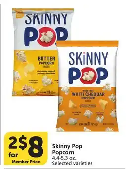 Vons Skinny Pop Popcorn offer