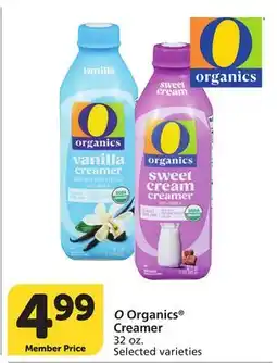 Vons O Organics Creamer offer
