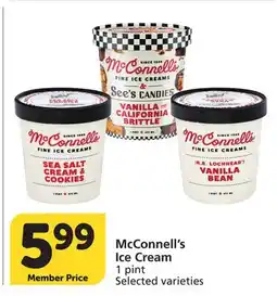 Vons McConnell's Ice Cream offer