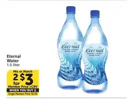 Vons Eternal Water offer