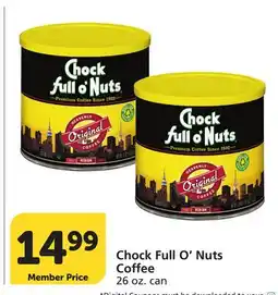 Vons Chock Full O' Nuts Coffee offer