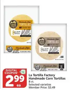 Vons La Tortilla Factory Handmade Corn Tortillas offer