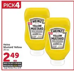 Vons Heinz Mustard Yellow offer