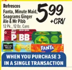El Super Fanta, Minute Maid, Seagram Ginger Ale & Mr Pibb offer