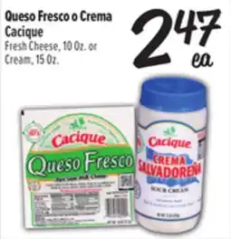 El Super Fresh Cheese, 10 Oz. or Cream, 15 Oz offer