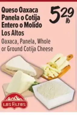 El Super Oaxaca, Panela, Whole or Ground Cotija Cheese offer
