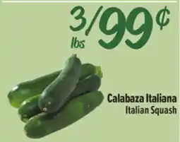 El Super Italian Squash offer