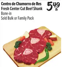 El Super Fresh Center Cut Beef Shank offer