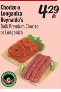 El Super Bulk Premium Chorizo or Longaniza offer
