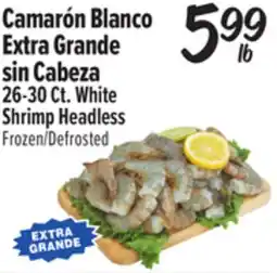 El Super 26-30 Ct. White Shrimp Headless offer