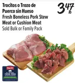El Super Fresh Boneless Pork Stew Meat or Cushion Meat offer