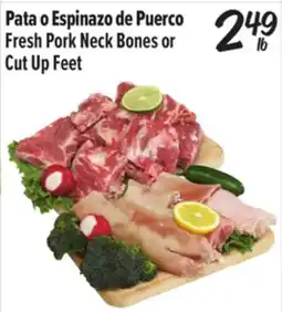 El Super Fresh Pork Neck Bones or Cut Up Feet offer