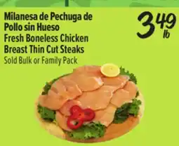 El Super Fresh Boneless Chicken Breast Thin Cut Steaks offer
