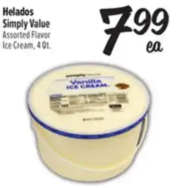 El Super Simply Value Assorted Flavor Ice Cream offer