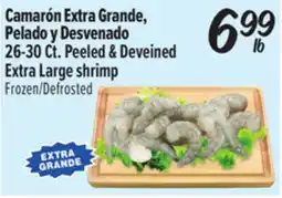 El Super Peeled & Deveined Extra Large Shrimp offer