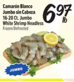 El Super Fresh Jumbo White Shrimp Headless offer