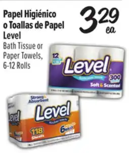 El Super Bath Tissue or Paper Towels offer
