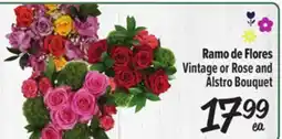 El Super Vintage or Rose and Alstro Bouquet offer