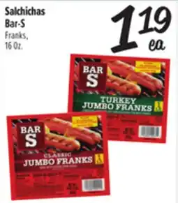 El Super Fresh Bar-S Franks offer