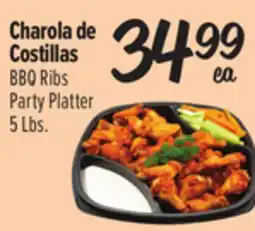 El Super Fresh BBQ Ribs Party Platter offer