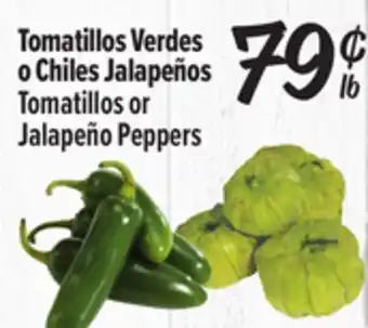El Super Tomatillos or Jalapeño Peppers offer