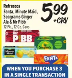 El Super Fresh Fanta, Minute Maid, Seagrams Ginger Ale & Mr Pibb offer