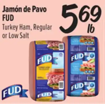 El Super Fresh FUD Turkey Ham, Regular or Low Salt offer