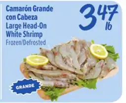 El Super Fresh Large Head-On White Shrimp offer