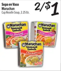 El Super Fresh Maruchan Cup Noodle Soup offer