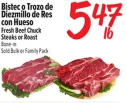 El Super Fresh Fresh Beef Chuck Steaks or Roast offer