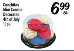 El Super Fresh Conchitas Mini Concha Decorated 4th of July offer