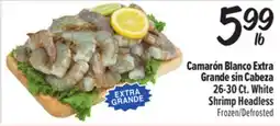 El Super Fresh White Shrimp Headless offer