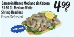 El Super Fresh Medium White Shrimp Headless offer