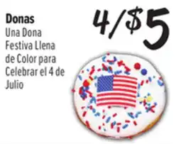 El Super Fresh Donas Una Dona Festiva Llena de Color para Celebrar el 4 de Julio offer