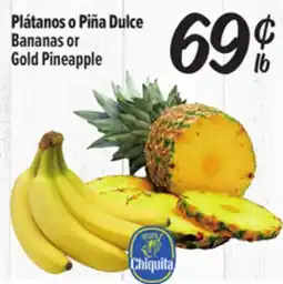 El Super Fresh Bananas or Gold Pineapple offer