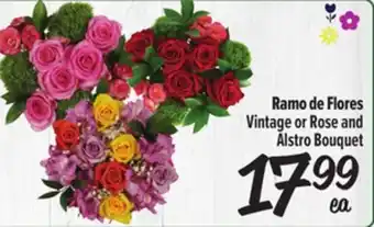 El Super Fresh Vintage or Rose and Alstro Bouquet offer