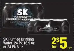 Super King Markets SK Purified Drinking Water offer