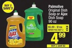 Super King Markets Palmolive Original Dish Soap or Ajax Dish Soap offer