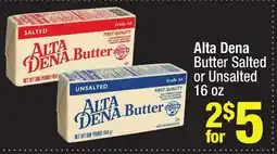 Super King Markets Alta Dena Butter Salted or Unsalted offer