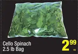 Super King Markets Cello Spinach offer