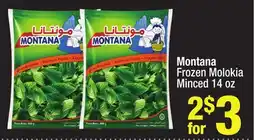 Super King Markets Montana Frozen Molokia Minced offer