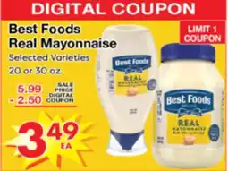 Superior Grocers Best Foods Real Mayonnaise offer
