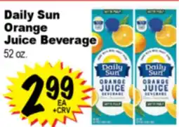 Superior Grocers Daily Sun Orange Juice Beverage offer